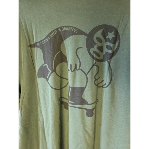 Marine Layer ML x Jarritos Graphic Tee Mens L XL Green Super Good NWT - Picture 7 of 8
